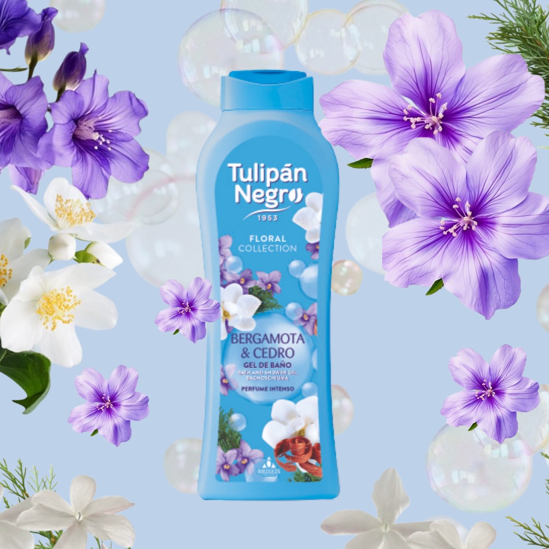 Gel de dus TulipanNegro bergamotă și cedru 650 ml