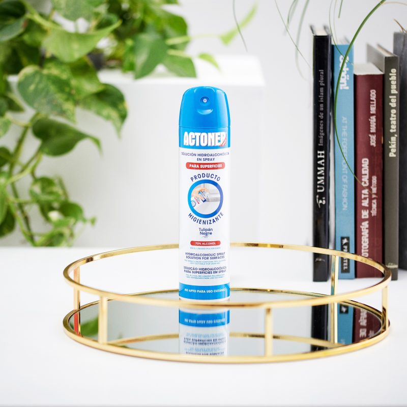 Soluție hidroalcoolică spray Actoner pentru suprafețe 400 ml