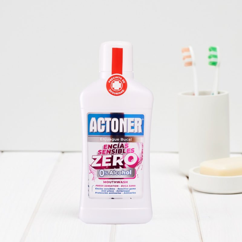 Apă de gură Actoner ZERO pentru gingii sensibile 500 ml