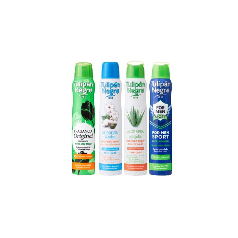 Deodorant spray original, Aloe Vera și Jojoba, pentru bărbați Sport, bumbac și talc, 200 ml.