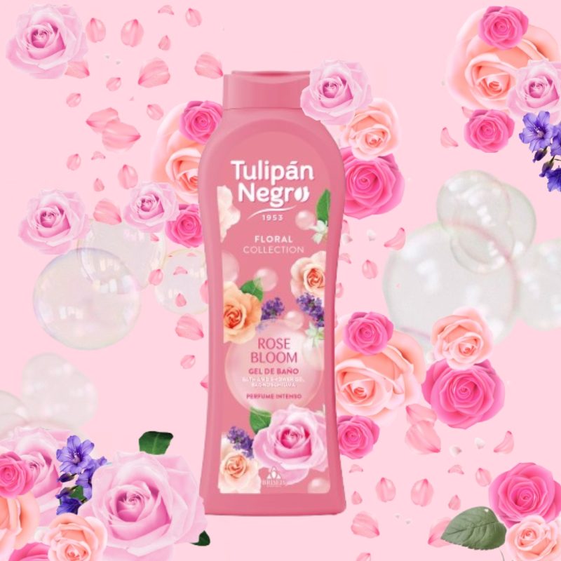 Gel de dus TulipanNegro trandafir 650 ml
