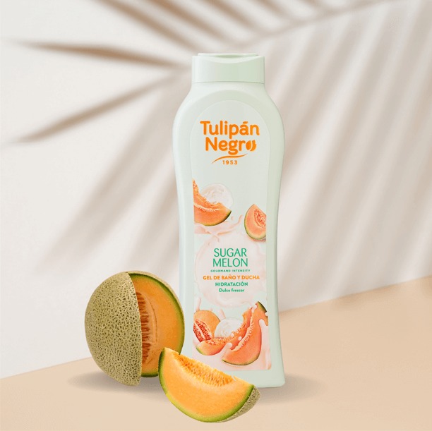 Gel de dus TulipanNegro pepene galben și zahăr 650 ml