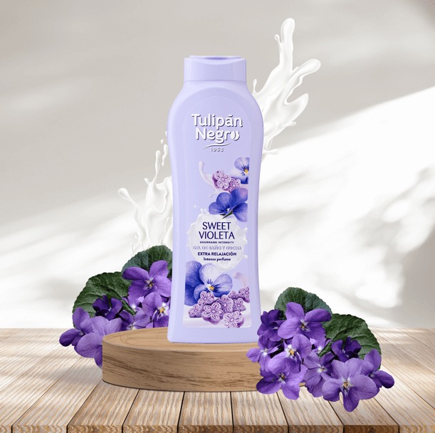Gel de dus TulipanNegro violeta dulce 650 ml
