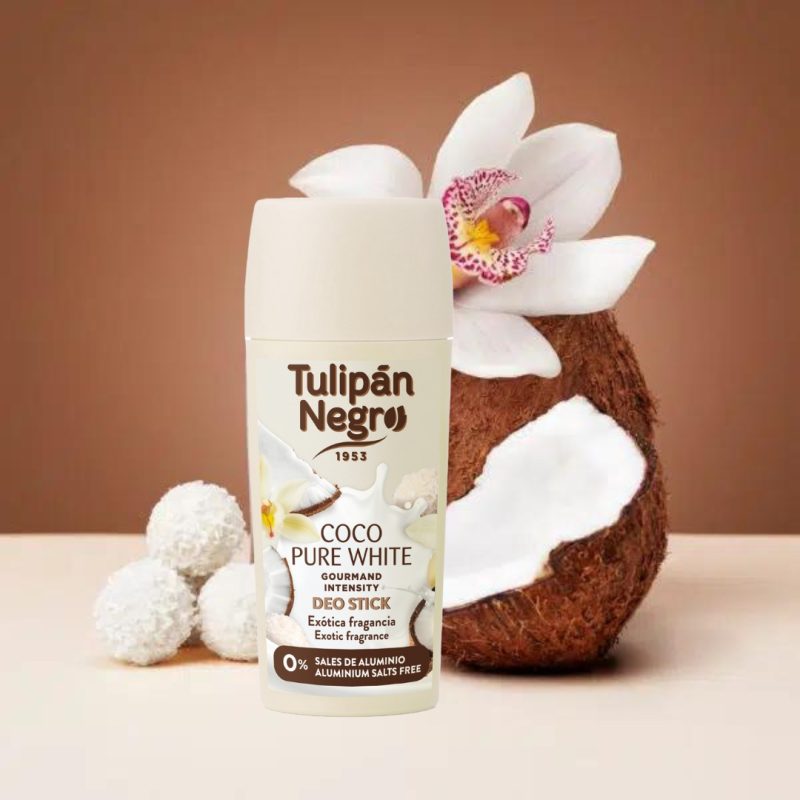 Deodorant Tulipan Negro Stick Coco Pure White 60 ml
