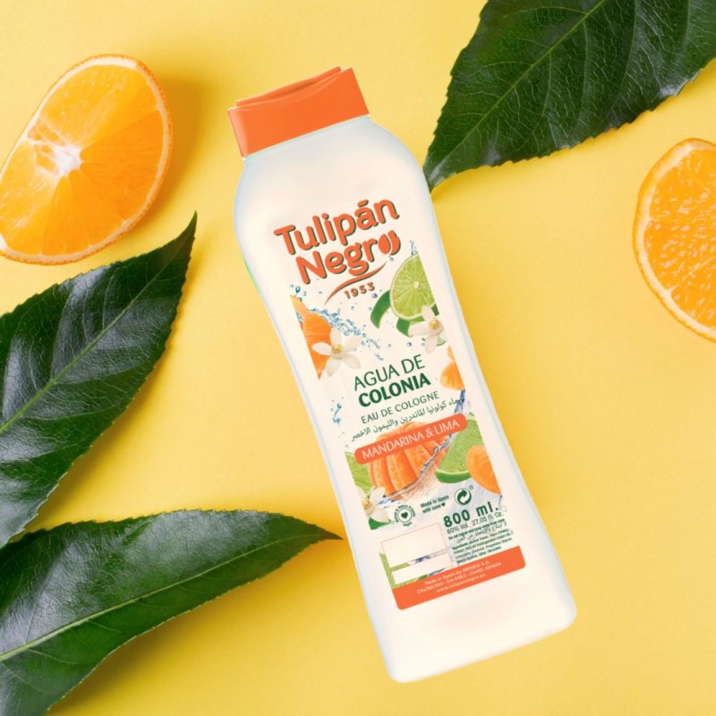 Apă de colonie TulipanNegro Mandarină și Lime 800 ml