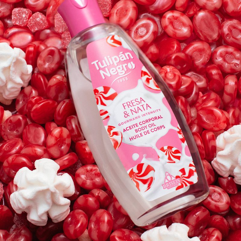 Ulei de corp TulipanNegro cu căpșuni 200 ml