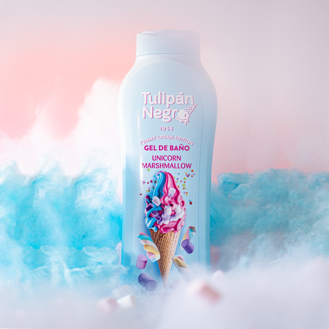 Gel de dus TulipanNegro cu bezea Unicorn 650 ml