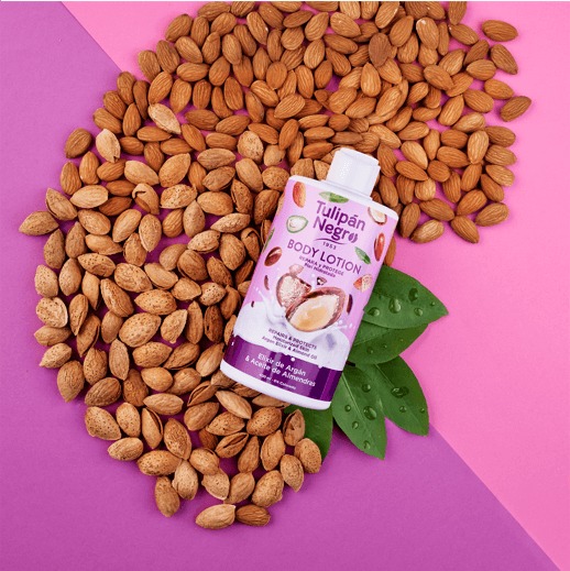 Loțiune de corp TulipanNegro cu elixir de argan și ulei de migdale 400 ml