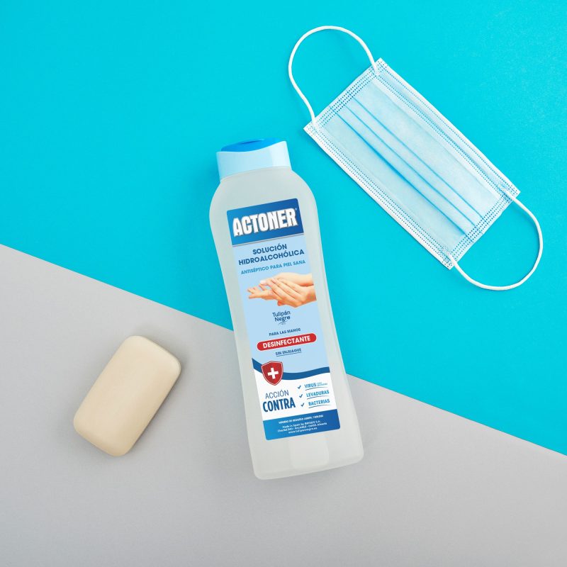 Soluție hidroalcoolică biocidă Actoner 800 ml